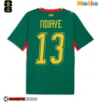 Moške Nogometnih dresov Senegal Iliman Ndiaye #13 Gostujoči SP 2026 Kratki rokavi